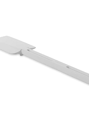 Rubbermaid Commercial Products Scraper Spatula/Food Scraper 13.5-Inch Dishwasher Safe White Heavy Duty Rubber Silicone Spatula for Resturant/Home Cooking/Baking