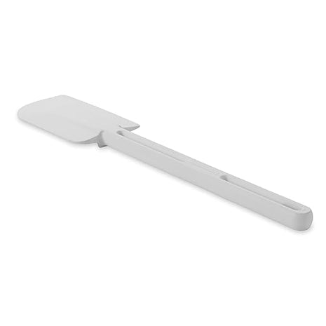 Rubbermaid Commercial Products Scraper Spatula/Food Scraper 13.5-Inch Dishwasher Safe White Heavy Duty Rubber Silicone Spatula for Resturant/Home Cooking/Baking