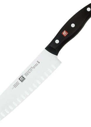 ZWILLING TWIN Signature 7-inch Hollow Edge Santoku Knife