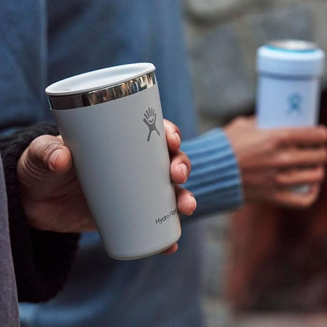 Hydro Flask All Around Tumbler Press-in Lid, Insulated Travel Mug, Stainless Steel Coffee Cup 16 Oz Agave Green