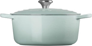 Le Creuset Enameled Cast Iron Signature Round Dutch Oven, 5.5 qt., Sea Salt