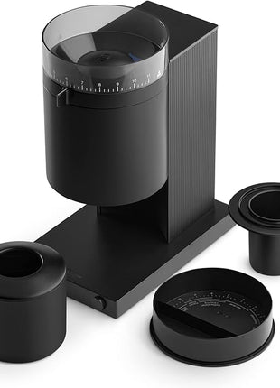 Fellow Opus Conical Burr Coffee Grinder - All Purpose Electric - Espresso Grinder with 41 Settings for Drip, French Press, & Cold Brew - Matte Black