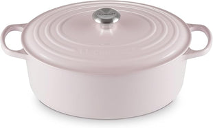 Le Creuset Enameled Cast Iron Signature Oval Dutch Oven, 8 qt., Shallot