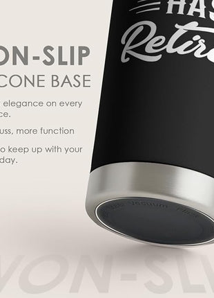 SANDJEST Retirement Gifts for Coworker, Colleagues - The Legend Has Retired Tumbler - Birthday, Christmas, Happy Retirement Gifts - 20oz Stainless Steel Insulated Coffee Travel Mug Gift for Men, Women