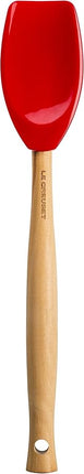 Le Creuset Silicone Craft Series Spatula Spoon, 11 3/8" x 2 1/8", Cerise, Large
