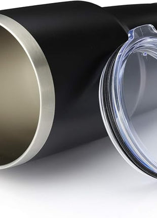 MEWAY 30oz Tumbler Double Wall Vacuum Insulated Travel Mug, Stainless Steel Tumbler with Lid, Durable Powder Coated Insulated Coffee Cup for Cold & Hot Drinks (MIX,8 PACK)