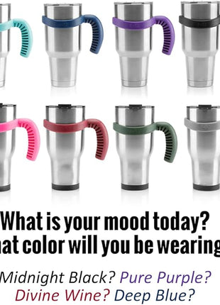 F-32 40oz Handle - 8 COLORS - Compatible with 40 Oz RTIC, Simple Modern, PURE, Fireki - DOES NOT fit Ozark Trail (40 OZ, MIDNIGHT BLACK)