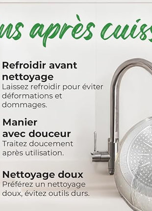 JUST PERFECTO Induction Pots Set - Pan Set with Lid - Induction Pots Set - Pots & Pans Set without PTFE and PFOA - Cookware Pot Set Induction 21 Pcs (Beige)