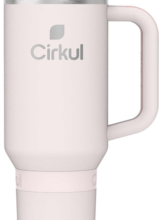 Cirkul 40oz. Cherry Blossom Stainless Steel Tumbler with Handle, All-Day StrawSip™, Double-Wall Insulated