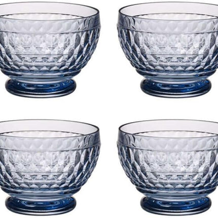 Villeroy & Boch Boston Glass Bowl Set of 4, Blue