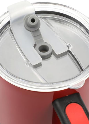 Bioworld Santa Suit Vacuum Insulated 40 Oz. Stainless Steel Tumbler with Reusable Straw & Leak-Proof Lid, Easy Carry Handle for Travel or Home