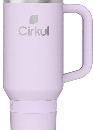 Cirkul 40oz. Lilac Stainless Steel Tumbler with Handle, All-Day StrawSip™, Double-Wall Insulated