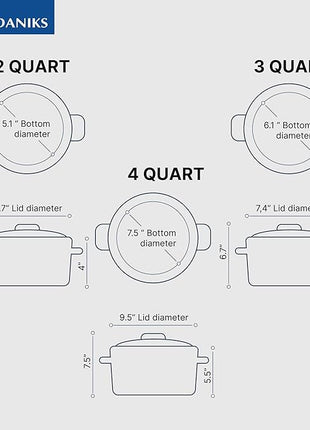 Daniks Classic 12-Piece Stainless Steel Cookware Set with Saucepan and Frying Pan, Glass Lids, Induction Compatible, Dishwasher Safe, Silver