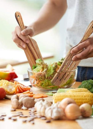 Spurtle Set, Natural Acacia Wooden Kitchen Utensils Set of 2, Wooden Spoons Utensils for Cooking, stirring, Mixing, Serving, spurtles kitchen tools as seen on tv for NonSick Cookware