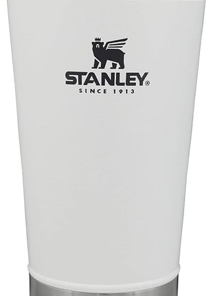 STANLEY Stay-Chill Beer Pint 16 oz | Wide Mouth Lid | Built-In Bottle Opener | Beer Tumbler Cup | Insulated Stainless Steel Pint Glass | BPA-Free | Polar