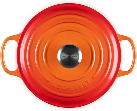 Le Creuset Enameled Cast Iron Signature Round Dutch Oven, 4.5 qt., Flame