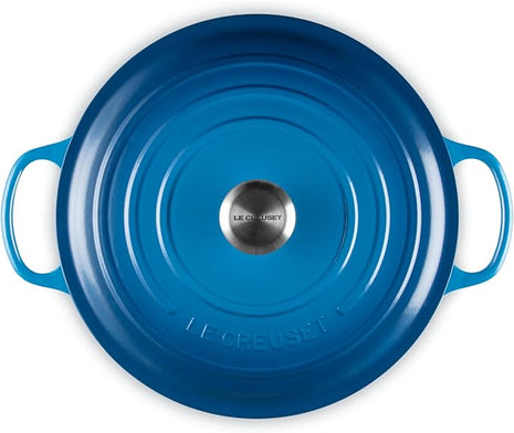 Le Creuset Enameled Cast Iron Signature Round Dutch Oven, 9 qt., Marseille
