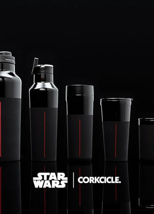 Corkcicle Classic Coffee Mug - Triple Insulated Stainless Steel for Travel - Shatter-Proof Lid - Keeps Drink Hot Over 3 Hours - Holiday Mug Gift - Great for Gifting Warmth - 16 oz - Darth Vader