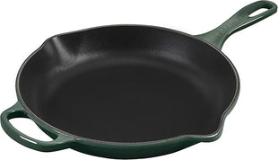 Le Creuset Enameled Cast Iron Signature Iron Handle Skillet, 9", Sea Salt