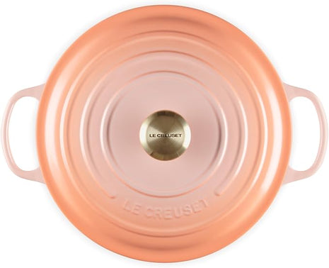 Le Creuset Enameled Cast Iron Signature Round Dutch Oven, 7.25 qt., Peche