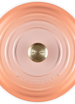 Le Creuset Enameled Cast Iron Signature Round Dutch Oven, 5.5 qt., Peche