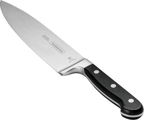 Tramontina Pro Series Forged 8-Inch Chef Knife, Stain-free High-Carbon Steel Kitchen Knives for Cooking