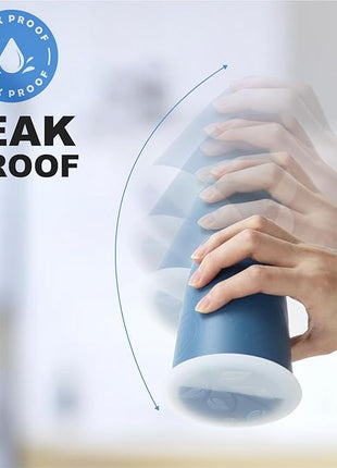 Homienly 16 OZ Wheat Straw Cups for Kitchen, Drinking Cups with Lid Set of 6, Unbreakable Cup Set Reusable, Stackable Water Tumblers (Recommend Fill Volume 12 OZ) - Colorful