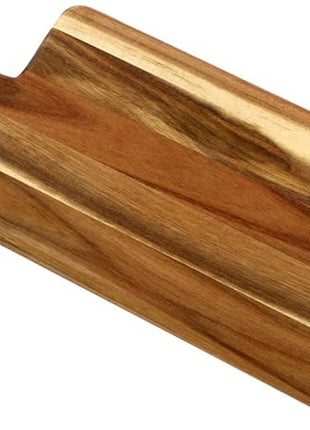 Villa Acacia Wooden Cutting Board - 17 x 7 Inch Wood Board Serving Tray for Bread and Cheese with Handle - Decorative Charcuterie Boards for New Home, Wedding Gift