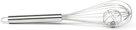 Fox Run Basket Cage Whisk, 2.75 x 2.75 x 12.5 inches, Metallic