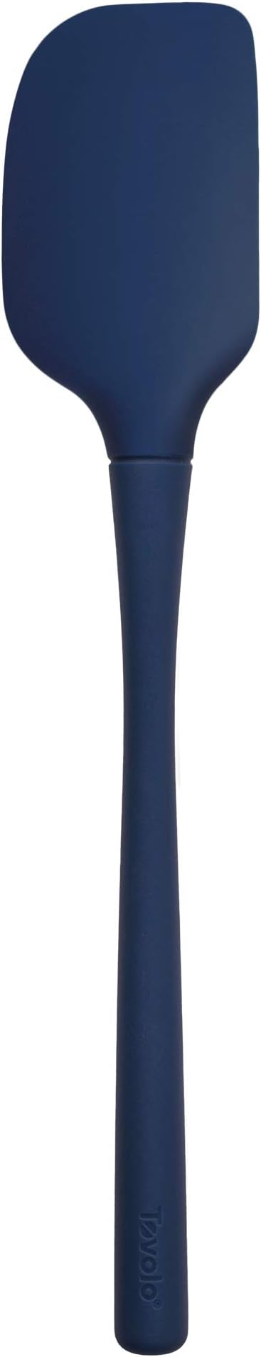 Tovolo Flex-Core All Silicone Spatula, Tapered Silicone Edge for Scraping, Ergonomic Handle, Heat-Resistant Rubber Spatula, BPA-Free & Dishwasher Safe Baking Tool & Kitchen Utensil