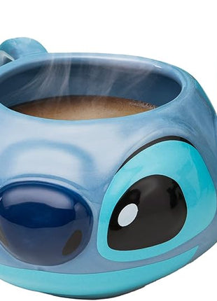 Disney Lilo and Stitch Officially Licensed Oversized Coffee Mug, Heat Resistant Disney Character Novelty Gift and Keepsake Tea Cup | Paladone