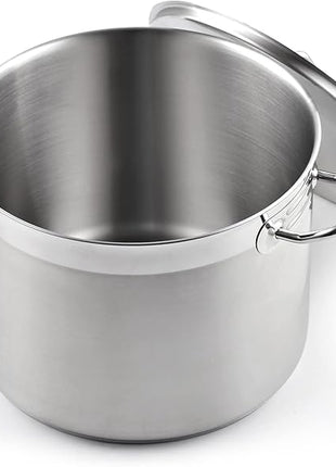 Cooks Standard Stockpots Stainless Steel, 16 Quart Professional Grade Stock Pot with Lid, Silver