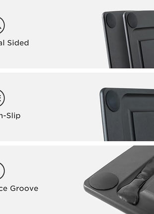 Epicurean 505-201502003 All-In- All-In-One Cutting Board with Non-Slip Feet, 19.5" x 14.5", Slate/Black