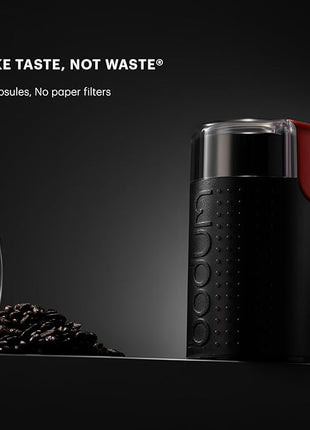 Bodum Bistro Electric Blade Coffee Grinder, Black