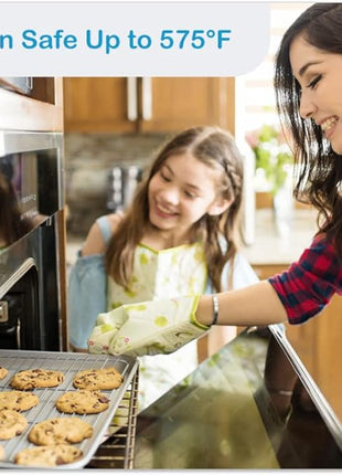 2 Pack Cooling Rack for Baking Stainless Steel, Heavy Duty Wire Rack Baking Rack, 11.7" x 9.4" Cooling Racks for Cooking, Fits Small Toaster Oven, Dishwasher Safe