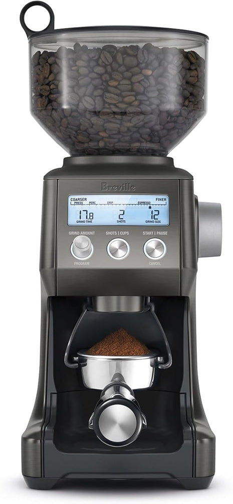 Breville the Smart Grinder Pro BCG820BST, Black Stainless Steel