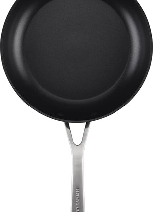 KitchenAid Hard Anodized Induction Nonstick Frying Pan Set With Tempered Lids, 4-Piece - 10 & 12 Inch – Durable, Even Heating, Oven Safe to 500°F, Dishwasher Safe, Easy-Clean