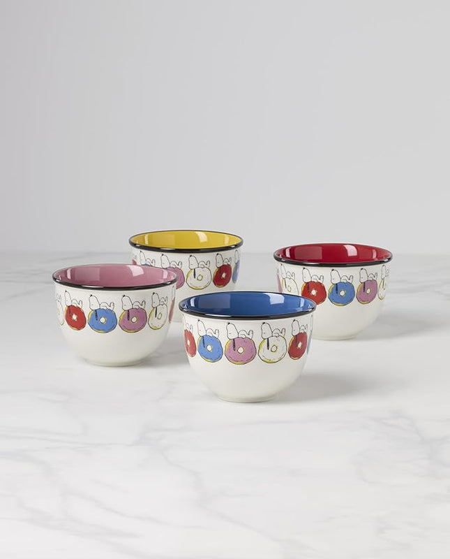 Lenox 897576 Chef Snoopy Dessert Bowls, Set Of 4