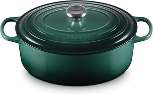 Le Creuset Enameled Cast Iron Signature Oval Dutch Oven, 6.75 qt., Artichaut