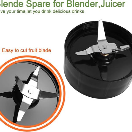1-pack Magic Bullet Replacement Parts Cross Blades Compatible with Magic Bullet 250w Blender, Juicer and Mixer (Model MB1001)