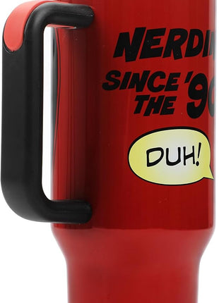 Bioworld Deadpool Nerdin' Since The 90s 40 Oz Stainless Steel Tumbler