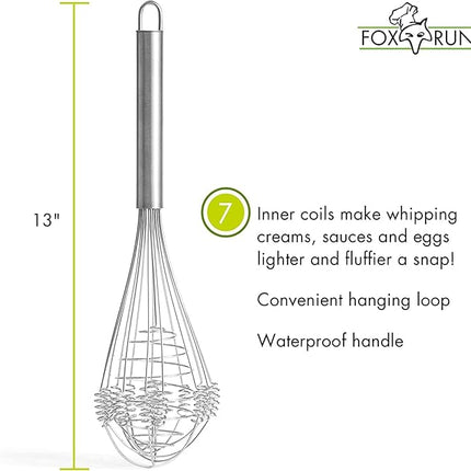 Fox Run Stainless Steel Ultimate Rapid Whisk Medium