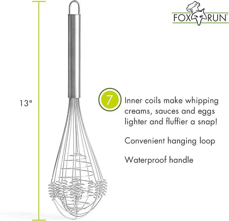 Fox Run Stainless Steel Ultimate Rapid Whisk Medium