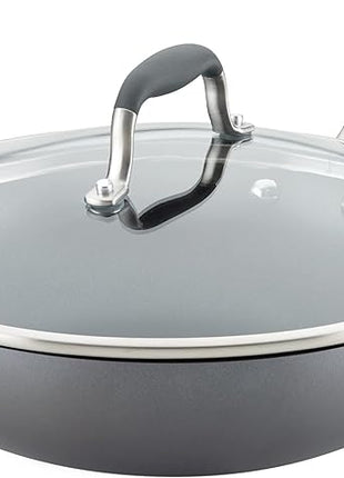 Anolon Advanced Home Hard-Anodized Nonstick Ultimate Pan/Saute Pan, 12-Inch (Moonstone)