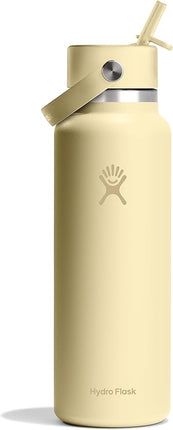 Hydro Flask 40 Oz Wide Mouth Flex Straw Cap Starlight
