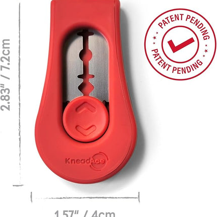 KneadAce Upgraded Extractable & Magnetic Bread Lame Dough Scoring Tool - Professional Sourdough scoring tool for Sourdough Bread baking & Bread Making Tools - Scoring Patterns booklet & 5 Razor Blades