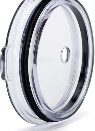 Spill Proof Lid With Straw For YETI Rambler, Tumbler, Ozark Trail cup and other brands Vacuum insulation stainless steel 20 oz Tumblers (20oz)