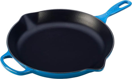 Le Creuset Enameled Cast Iron Signature Iron Handle Skillet, 11.75", Marseille
