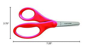 Fiskars 5" Blunt-Tip Scissors for Kids 4+ - Scissors for School or Crafting - Back to School Supplies - Color May Vary