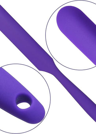 4pcs Silicone Spatula Set Heat Resistant Cake Cream Butter Spatulas Mixing Batter Scraper Non-Stick Flexible Baking Cooking Tool 4 Colors (mix color-2)